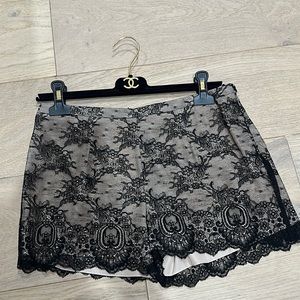 Red Valentino lace shorts
